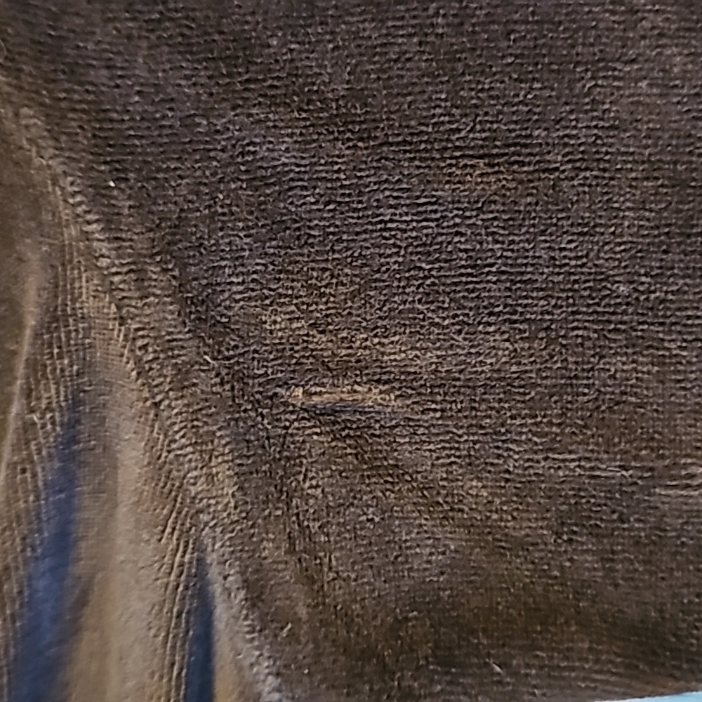 Calvin Klein Brown Velour Hoodie Jacket Size XL - Picture 12 of 12